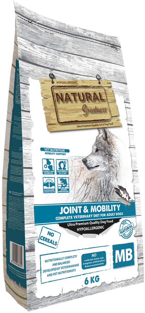 Natural Greatness Joint & Mobility, suha veterinarska dieta za pse — uradni packshot