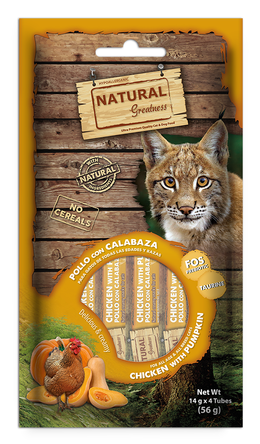 Natural Greatness Chicken with Pumpkin — Digestive Support — uradni packshot