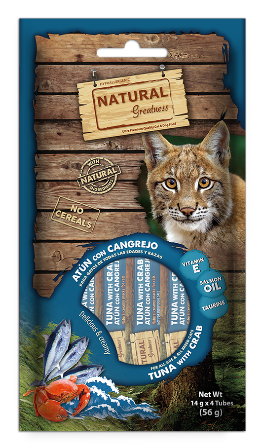 Natural Greatness Tuna with Crab — Skin & Coat Support — uradni packshot