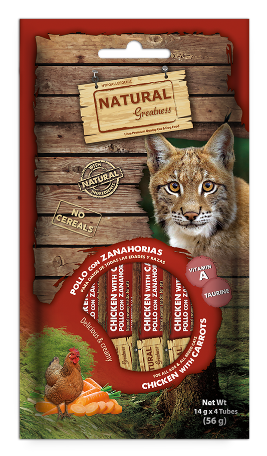 Natural Greatness Chicken with Carrots — Vision Support — uradni packshot